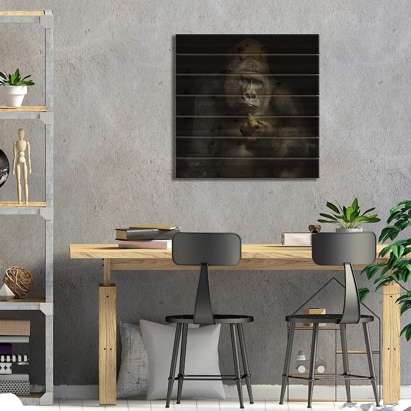 IMHO Print On Wood by Antje Wenner-Braun - Multi-Color