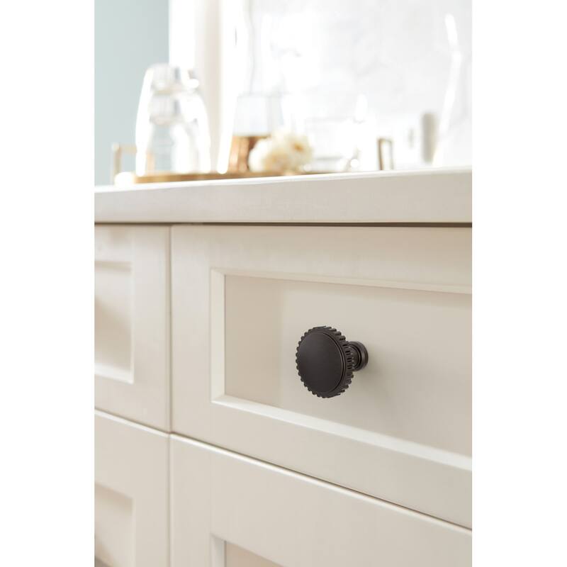 Amerock BP37800 Farewind 1-1/4" Fluted Mushroom Cabinet Knob