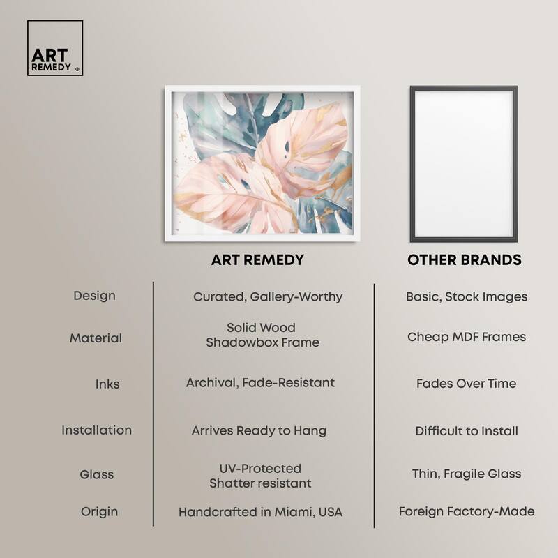 Golden Spritz Shadowbox by Art Remedy