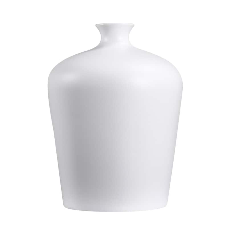 Renwil Alfano Ceramic Vase, Matte White