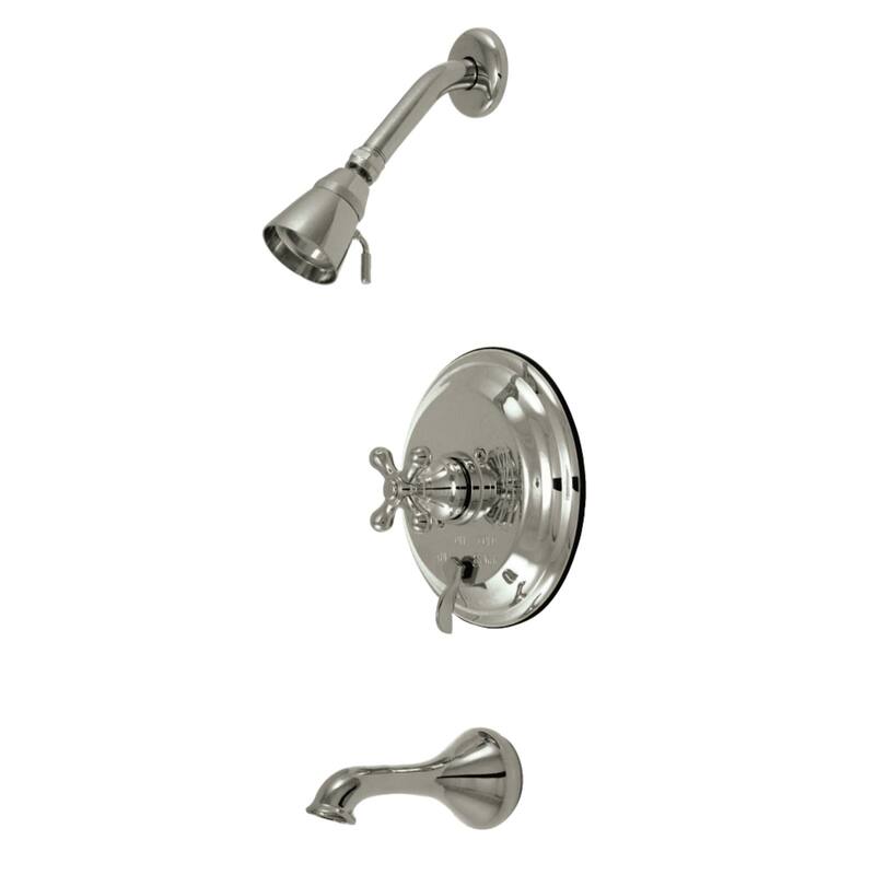 Kingston Brass Restoration Tub and Shower Faucet - Brushed Nickel