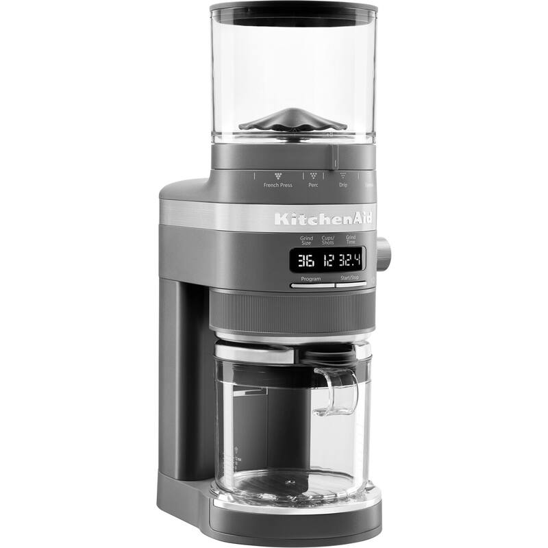 KitchenAid Burr Coffee Grinder in Matte Charcoal Gray