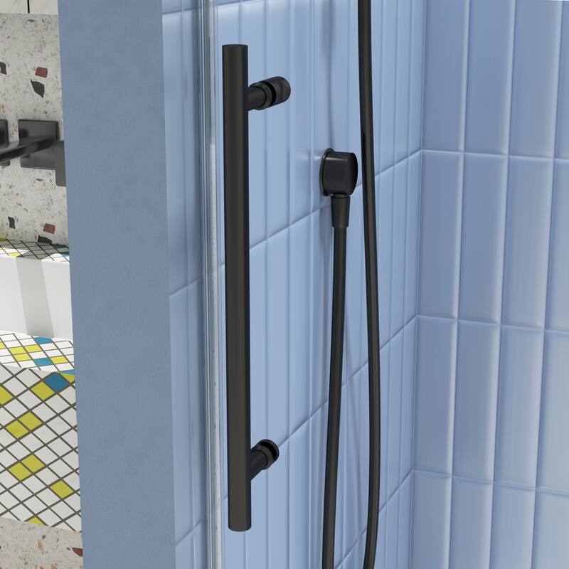 Glass shower door, sliding door