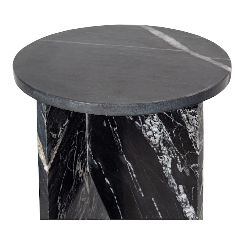 Aurelle Home Modern Geometric Round Accent Table