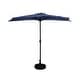 preview thumbnail 14 of 14, Soomer 9-Ft Half Umbrella with Fillable Black Base Navy Blue