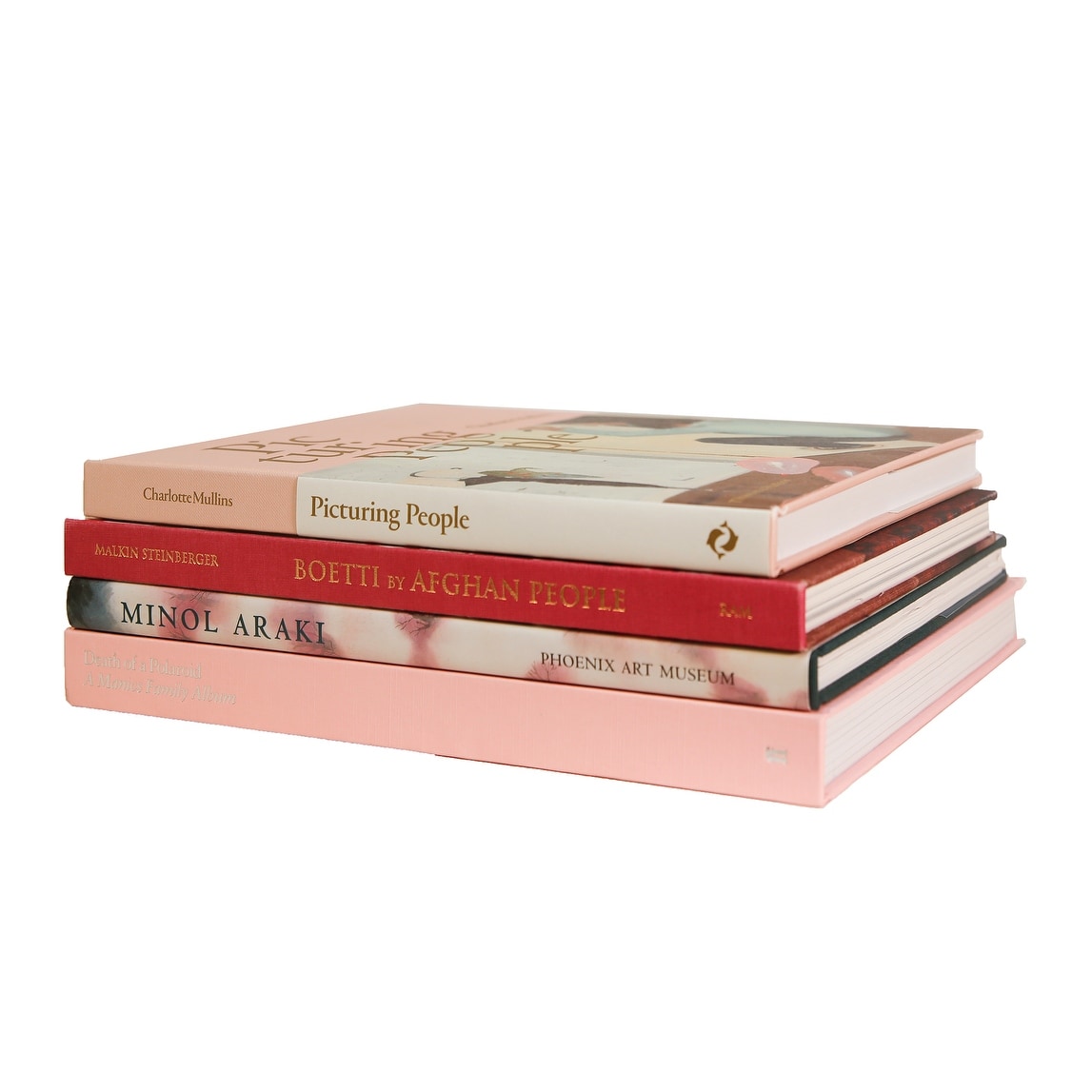 Decorative Books - Blush Arts Coffee Table Stack - 4 Pink Books