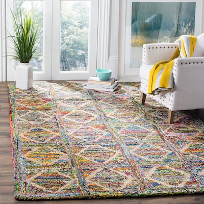 SAFAVIEH, Handmade Nantucket Gudfinna Contemporary Cotton Rug