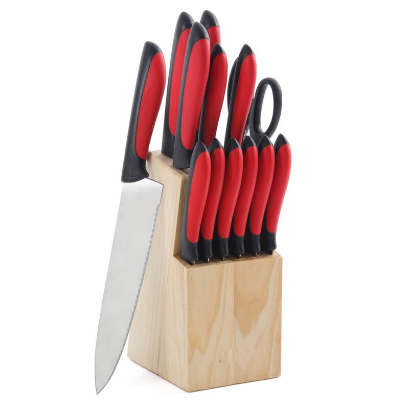 14 Piece Cutlery Set in Red - 14 Piece Set