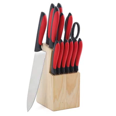 14 Piece Cutlery Set in Red - 14 Piece Set