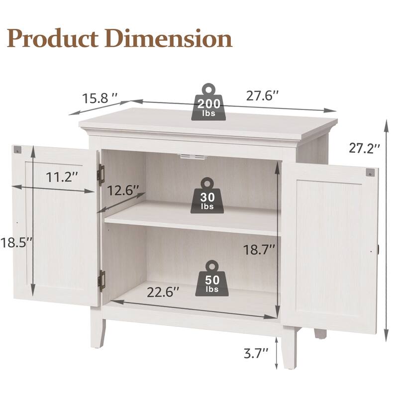 2 Door Rattan Storage Cabinet