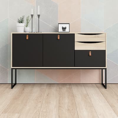 Carson Carrington Stubbe 2-Door Sideboard with 3-Drawers