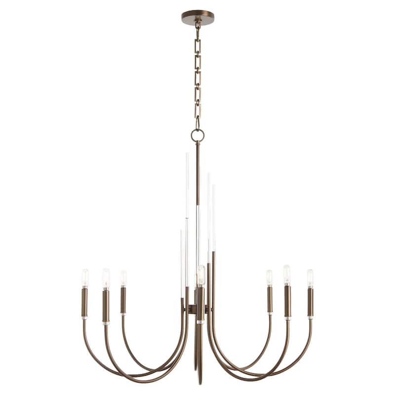 Quorum International 6223-8 Summit 8 Light 32" Wide Empire Chandelier