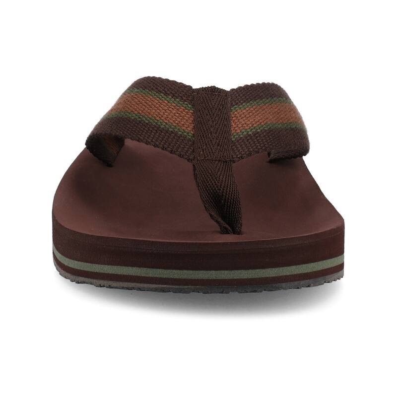 Vance Fontana Comfort Flip-flop Sandal - Brown - 8