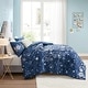 preview thumbnail 8 of 13, Intelligent Design Luna Navy Celestial Comforter Set