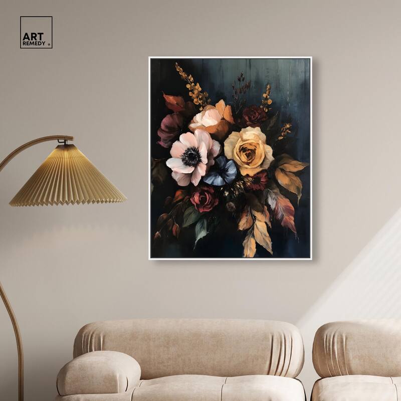 Dark Roses Beauty I Canvas by Art Remedy