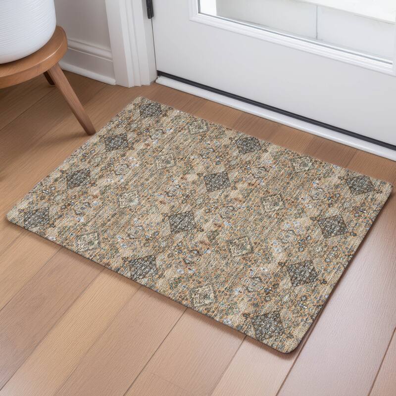 Machine Washable Indoor/ Outdoor Global Bidunga Chantille Rug