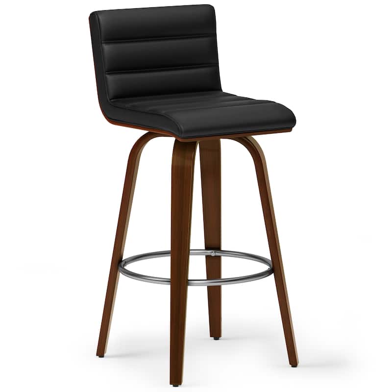 WYNDENHALL Madigan Mid Century Modern 28" Swivel Bar Stool