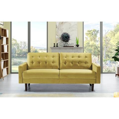 Meyersdale Velvet Mid-century Sofa
