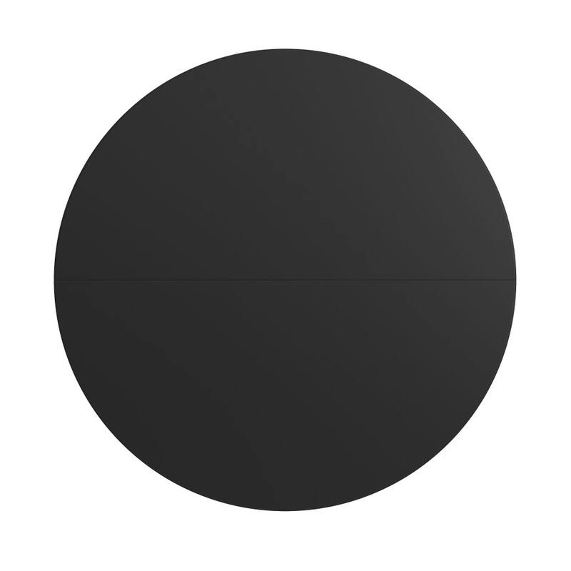 5.89-Foot Round Bi-Fold Plastic Banquet Folding Table with Handle - 70.75"D x 70.75"W x 29"H