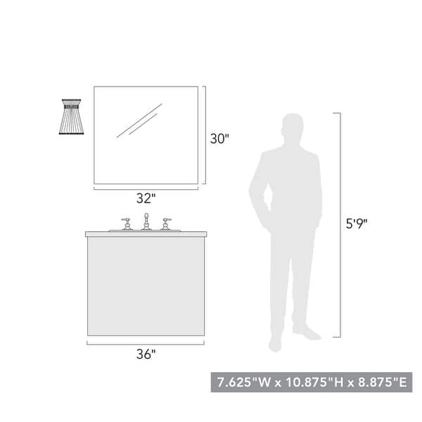 Golden Lighting Avon 11" Tall Wall Sconce