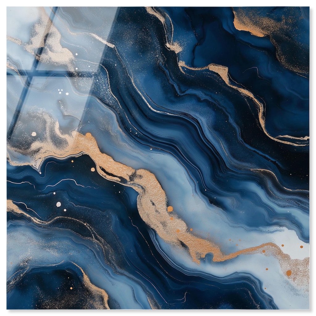 Deep Sea Geode II Acrylic by Art Remedy, Ready to Hang