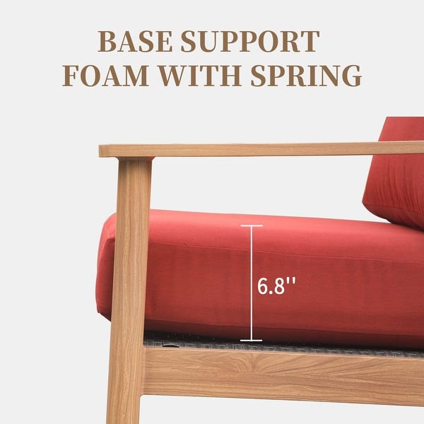 dimension image slide 0 of 3, Domioutdoorliving 5 -Person Outdoor Seating Group with Cushions