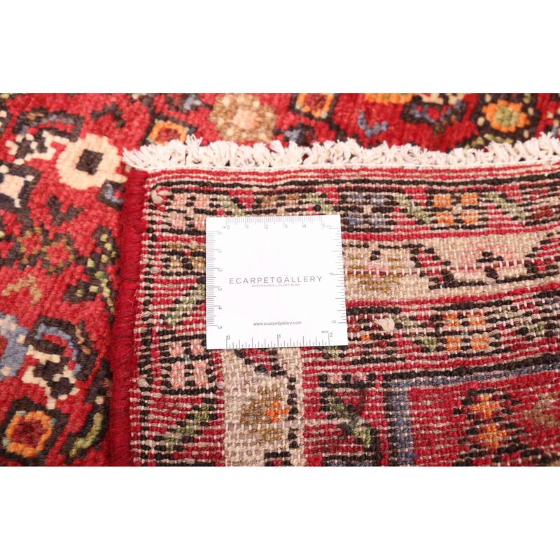 ECARPETGALLERY Hand-knotted Andelz Red Wool Rug - 2'9 x 12'10