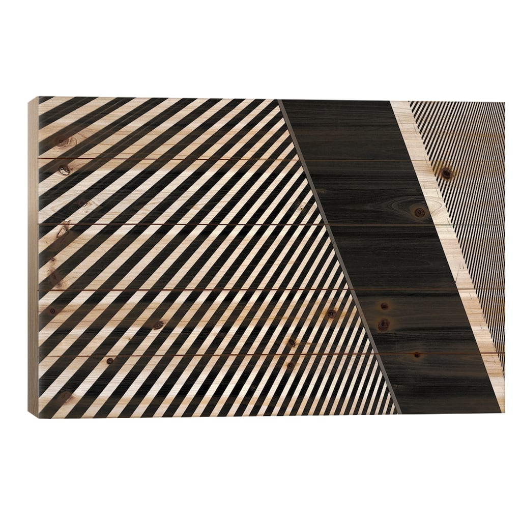 Farewell Rocketship Print On Wood by Paulo Abrantes - Multi-Color