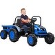 preview thumbnail 13 of 28, Ride on Tractor with Tiltable Trailer Blue
