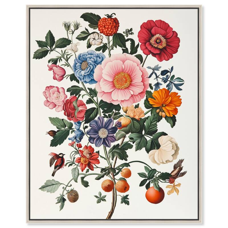 Goldenrod Grace Canvas by Art Remedy - 24" x 30" - Silver