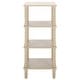 preview thumbnail 10 of 38, SAFAVIEH Home Dilyn 4 Tier Shelving Unit - 16" W x 16" D x 36" H