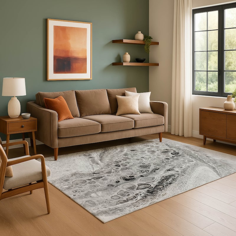 Premium Washable Super Soft Abstract Chic Mayfield Rug
