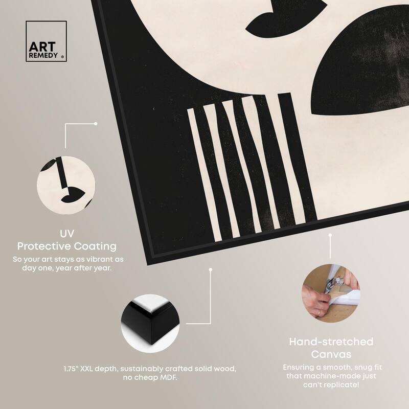 The Mask III Canvas by Art Remedy