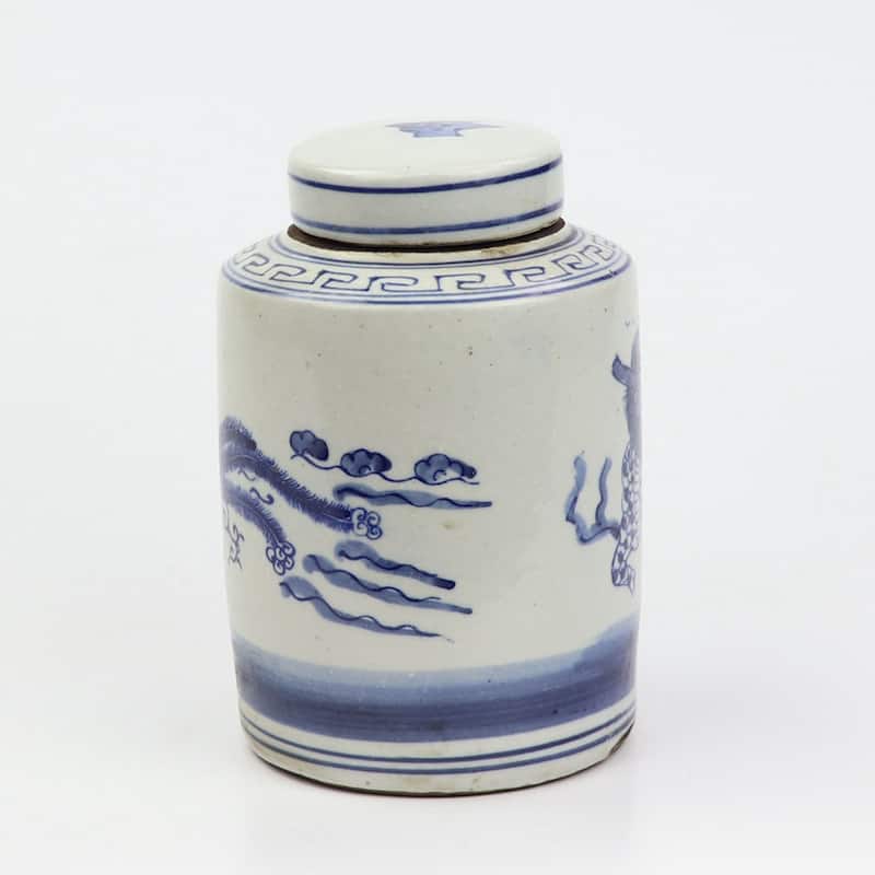 Blue And White Mini Tea Jar Kyrin
