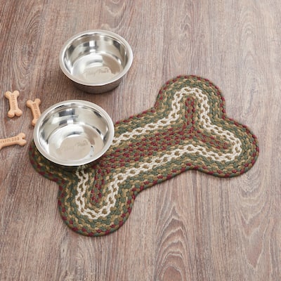 Tea Cabin Indoor/Outdoor Small Bone Rug 11.5x17.5