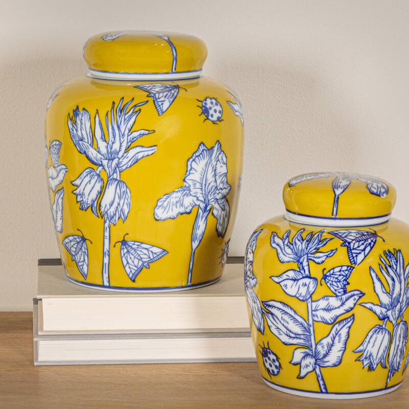 Ceramic Ginger Jar with Lid