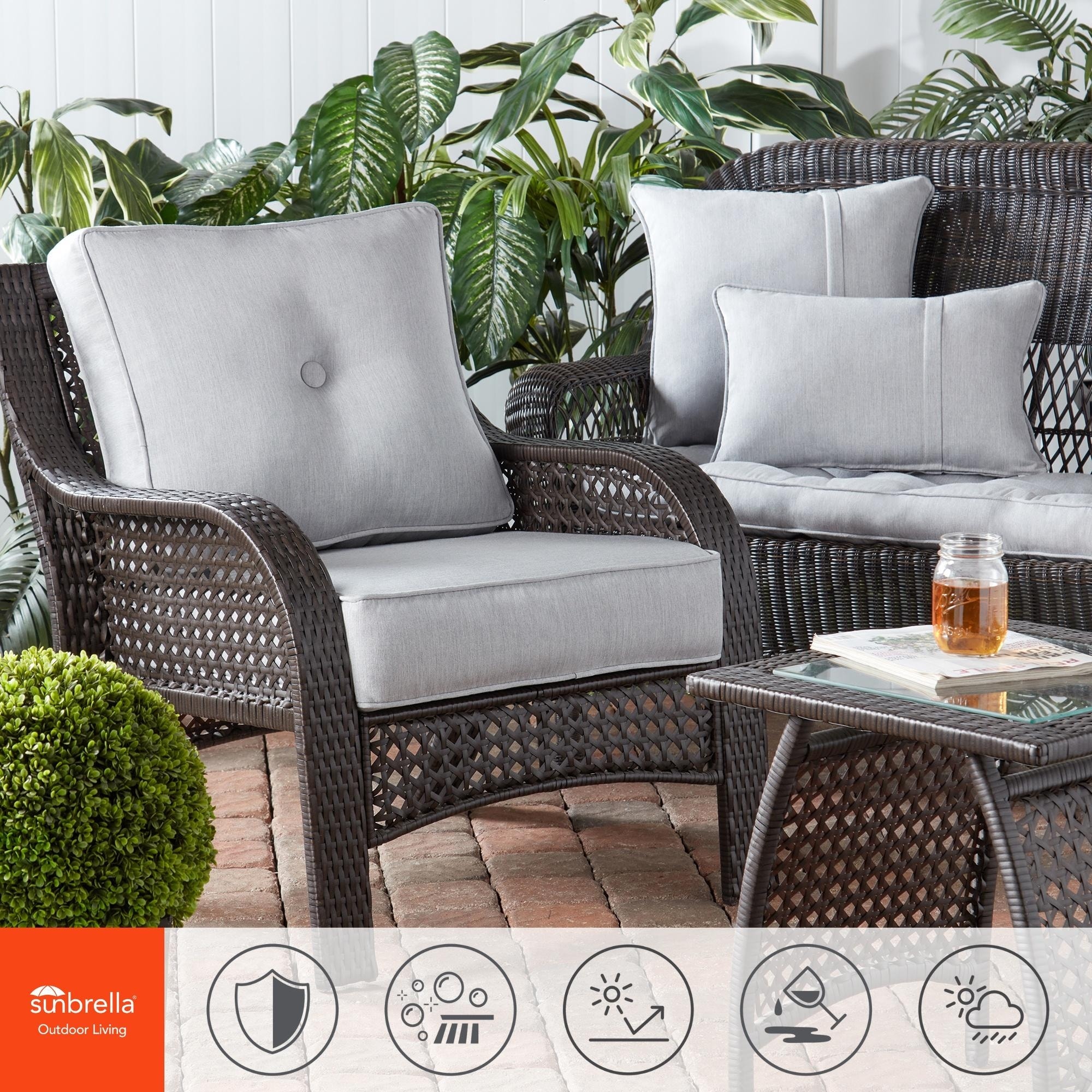 Sunbrella deep sale seat cushion set