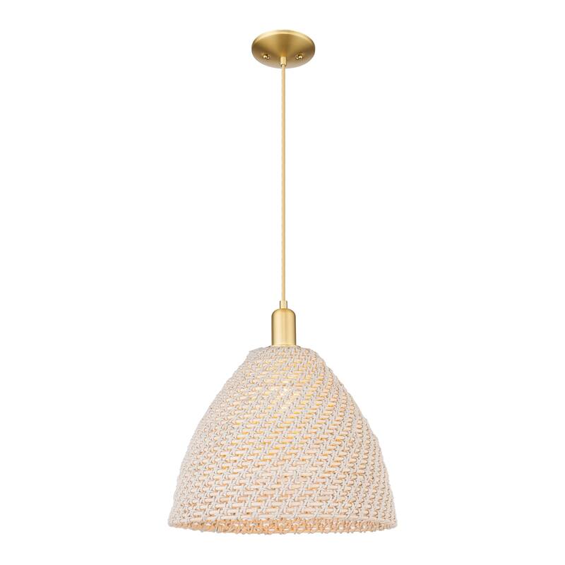 Innovations Lighting Downtown Urban - Natural Ballston Dome - 1 Light 16" Cord Hung Mini Pendant