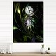 preview thumbnail 12 of 13, Designart 'Multi Colored Green Stained Glass' Oversized Modern Wall CLock 24 in. wide x 32 in. high