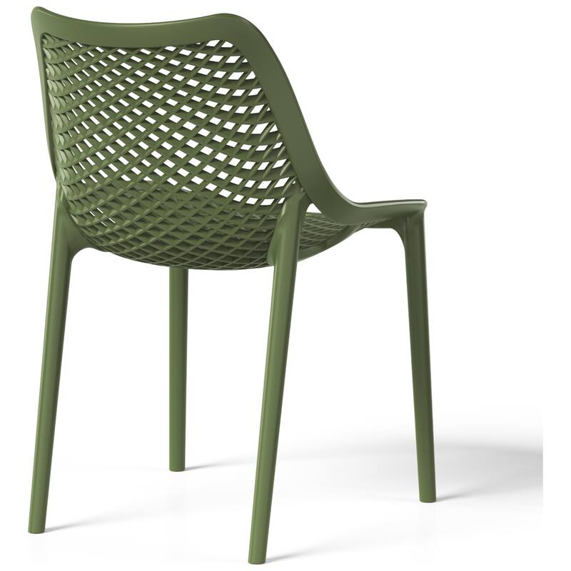 Frond and Form 4-Person Outdoor Square Dining Set