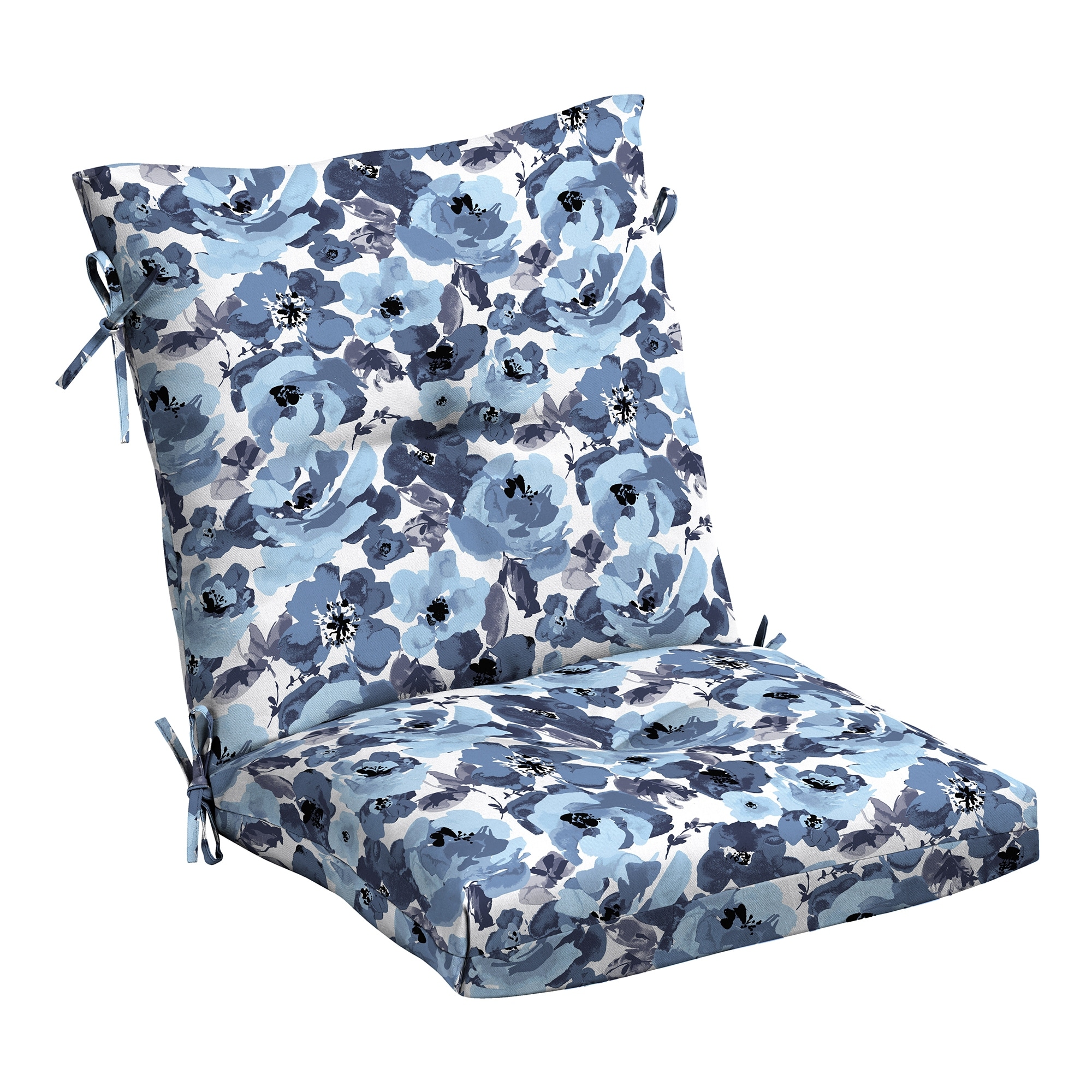 ARDEN Outdoor Plush Modern Tufted Blowfill Dining Chair Cushion, 21 x 40