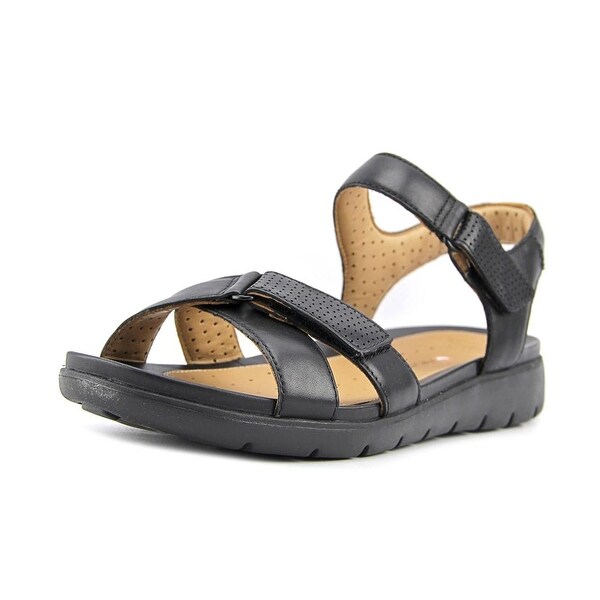 Unstructured By Clarks Un Saffron Women Open-Toe Leather Slingback Sandal