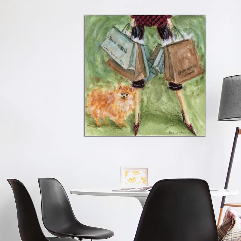 iCanvas "Pomeranian " by Bella Pilar Canvas Print - 37x37x1.5