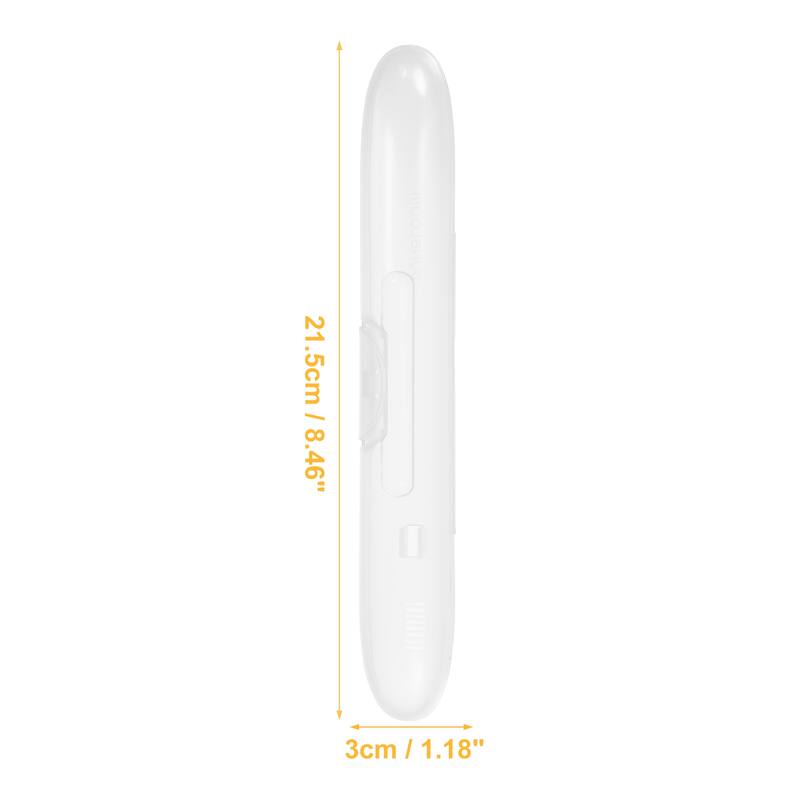 Portable Toothbrush Cases Toothbrush Holders Plastic 8.46"x1.18"x1.14"