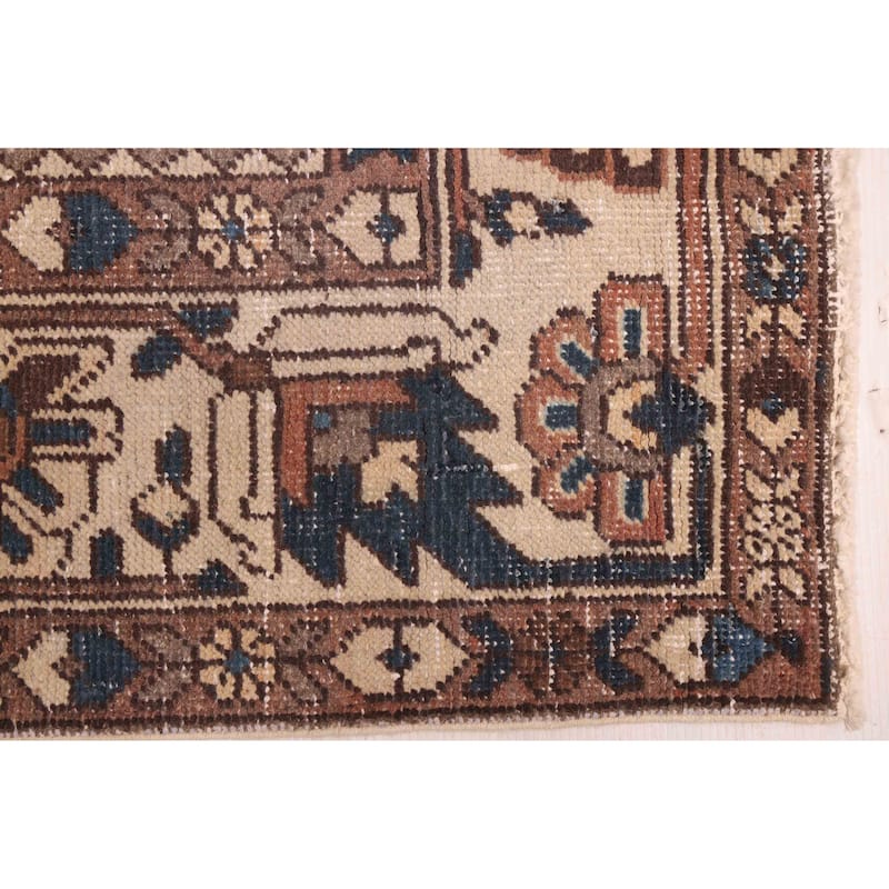 ECARPETGALLERY Hand-knotted Antalya Vintage Dark Copper Wool Rug - 6'7 x 10'3