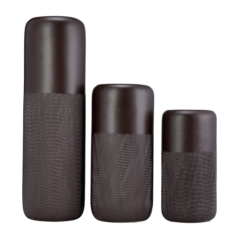 Sagebrook Home Neutral Ceramic Vase
