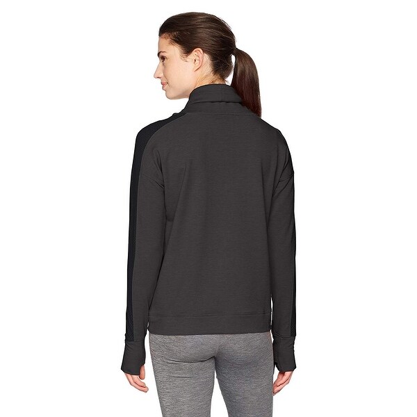 under armour women's featherweight fleece slouchy funnel neck sweatshirt