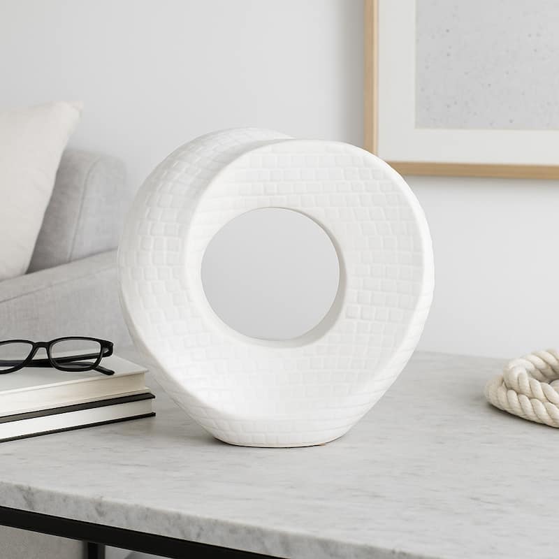 Modern Stone and Ceramic Sculptural with Textured Design