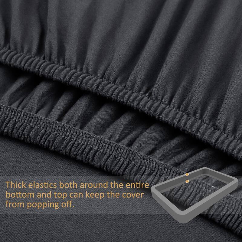 Box Spring Cover Wrap Around 4 Sides Smooth Stretchy