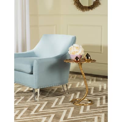 SAFAVIEH Justina Gold Side Table - 15.5" x 15.5" x 21"